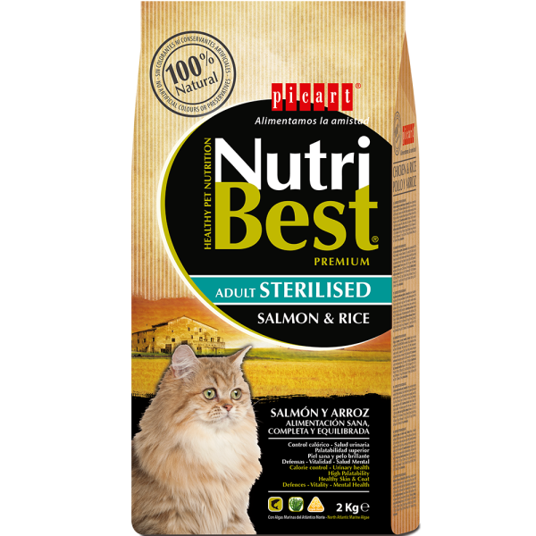 NUTRIBEST GATO ESTERILIZADO 8KG